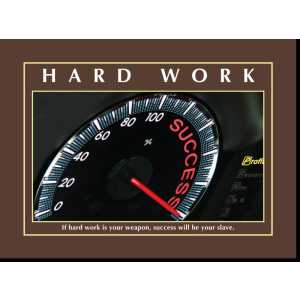 Motivational Print If hard work