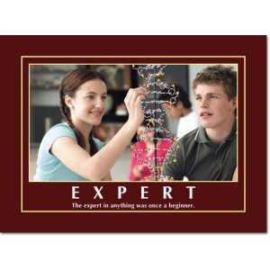 Motivational Print The expert in anything