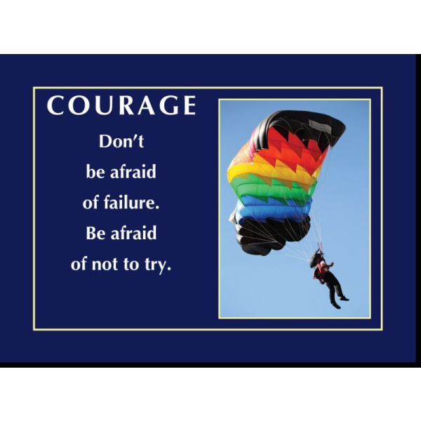 Motivational Print Don’t be afraid