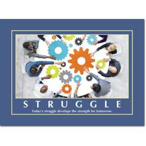 Motivational Print Today’s struggle develops