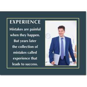 Motivational Print Mistakes are painful