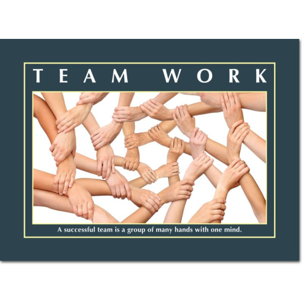 Canvas Wall Picture Team work 15