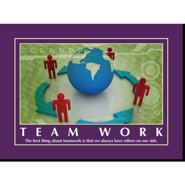 Canvas Wall Picture Team work 16