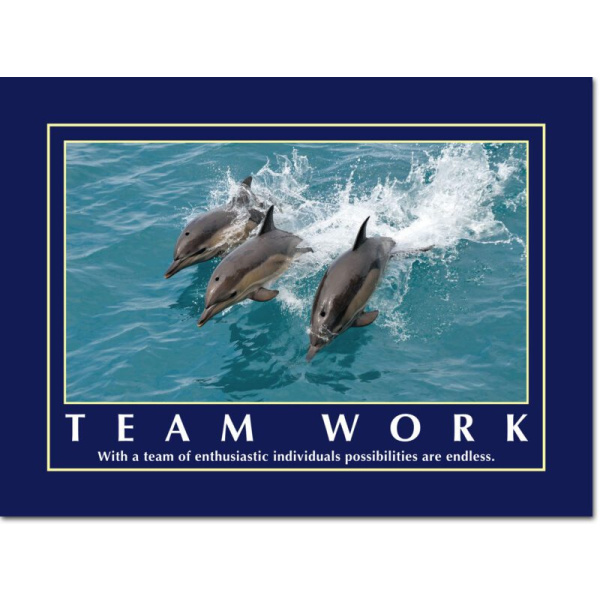 Canvas Wall Picture Team work 19