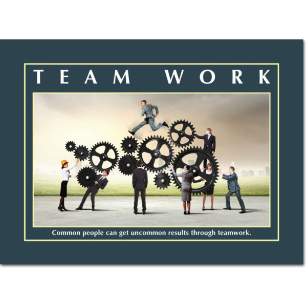Canvas Wall Picture Team work 5