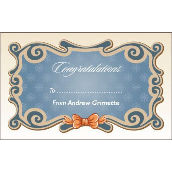 Congratulations Gift Tag 0009 1