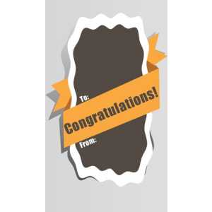 Congratulations Gift Tag C GT 0603