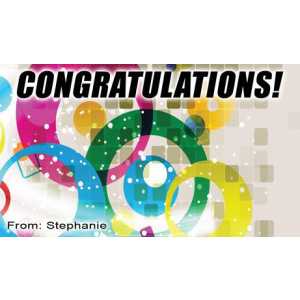 Congratulations Gift Tag C GT 0607