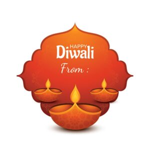 Happy Diwali Sticker Labels