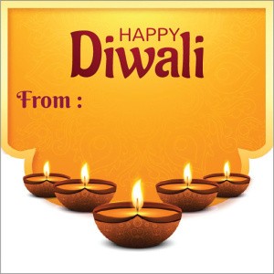 Happy Diwali Sticker Labels for Diwali Gifts Box, Gift Bags - Diwali-0025