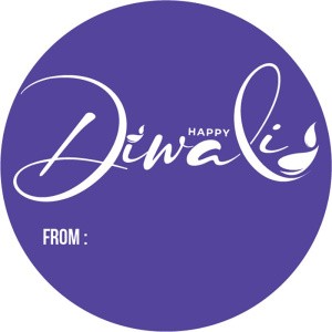 Happy Diwali Sticker Labels for Diwali Gifts Box, Gift Bags - Diwali-0033