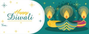 Happy Diwali Sticker Labels for Diwali Gifts Box, Gift Bags - Diwali-0049