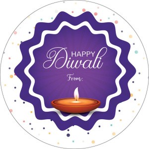 Happy Diwali Sticker Labels for Diwali Gifts Box, Gift Bags - Diwali-0065