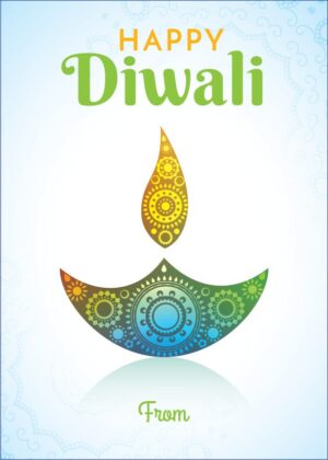 Happy Diwali Sticker Labels for Diwali Gifts Box, Gift Bags - Diwali-0093