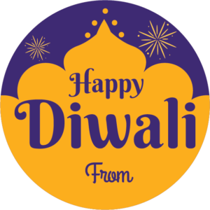 Happy Diwali Sticker Labels for Diwali Gifts Box, Gift Bags - Diwali-0099