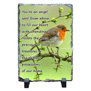 Print On Stone Daughter  ST 1204 ( 19 CM x 14 CM )