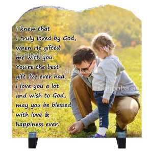 Print On Stone Daughter  ST 1210 ( 20 CM x 20 CM )