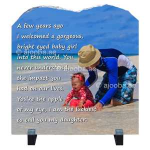 Print On Stone Daughter  ST 1211 ( 20 CM x 20 CM )