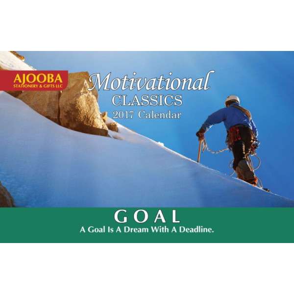 Desk Calendar 2017 Goal