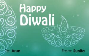Diwali Design Gift Tag 001