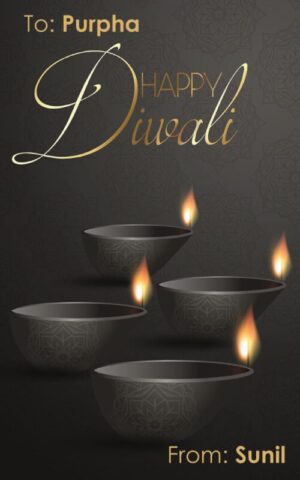 Diwali Design Gift Tag 010