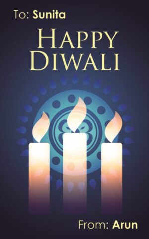 Diwali Design Gift Tag 012