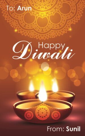 Diwali Design Gift Tag 015