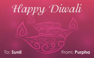 Diwali Design Gift Tag 002