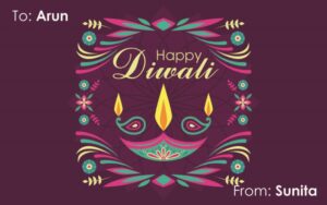 Diwali Design Gift Tag 020