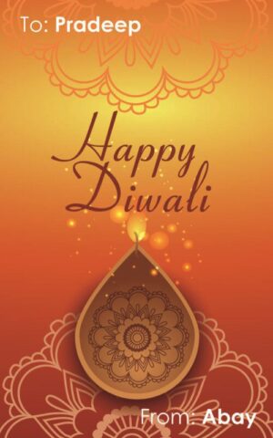 Diwali Design Gift Tag 022