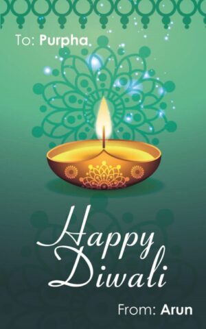 Diwali Design Gift Tag 024