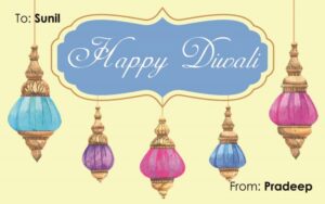 Diwali Design Gift Tag 026