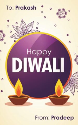 Diwali Design Gift Tag 027