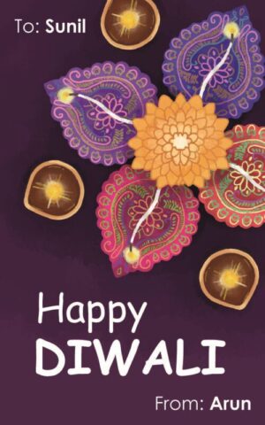 Diwali Design Gift Tag 030