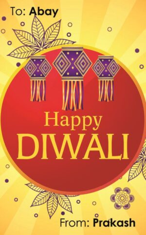 Diwali Design Gift Tag 031