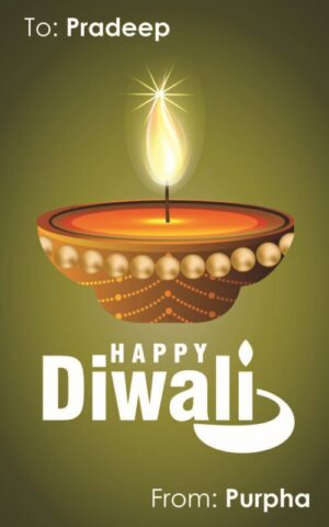 Diwali Design Gift Tag 032