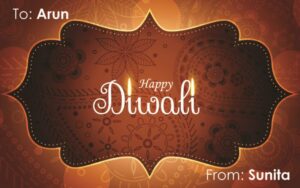 Diwali Design Gift Tag 033