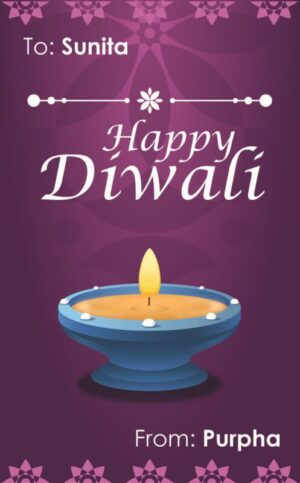 Diwali Design Gift Tag 039