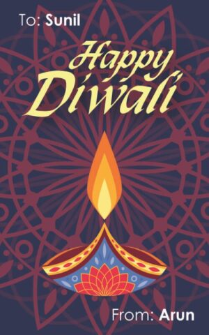 Diwali Design Gift Tag 004