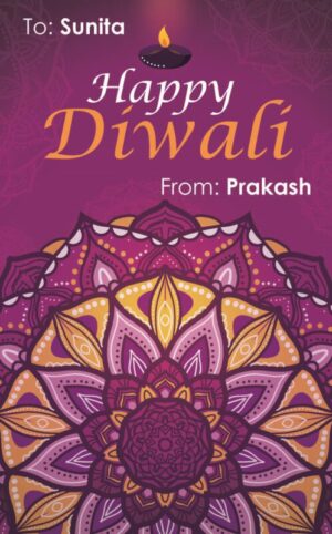 Diwali Design Gift Tag 042