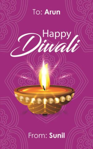 Diwali Design Gift Tag 044