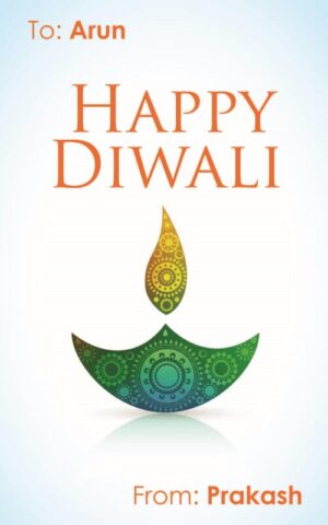 Diwali Design Gift Tag 056