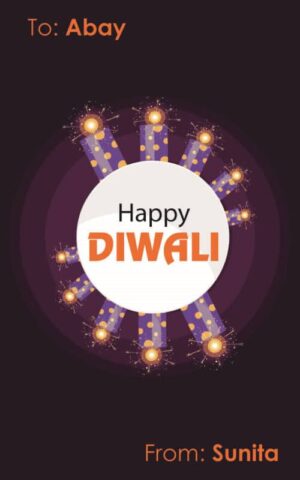 Diwali Design Gift Tag 060