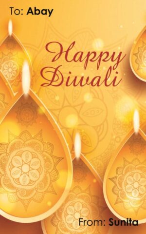 Diwali Design Gift Tag 063