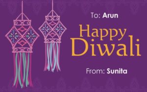 Diwali Design Gift Tag 070
