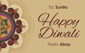 Diwali Design Gift Tag 072