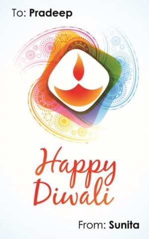 Diwali Design Gift Tag 076