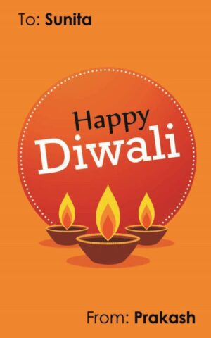 Diwali Design Gift Tag 081