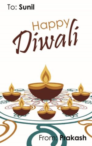 Diwali Design Gift Tag 085
