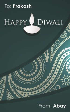 Diwali Design Gift Tag 089